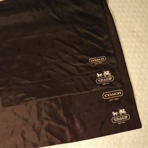 Coach Storage or Dust Bags- Satin